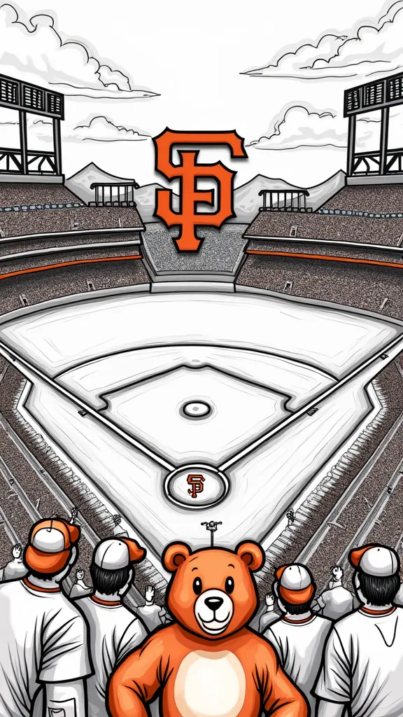 sf giants coloring pages